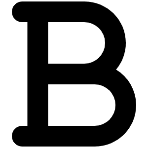 Bold Icon from Font Awesome Solid Set