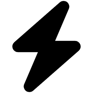 Bolt Icon from Font Awesome Solid Set