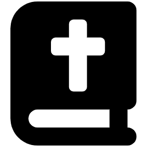 Book Bible Icon from Font Awesome Solid Set