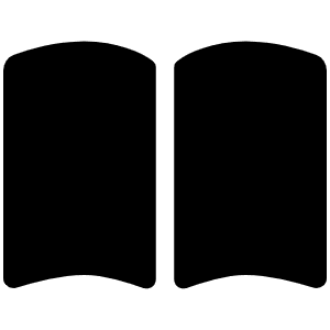 Book Open Icon from Font Awesome Solid Set