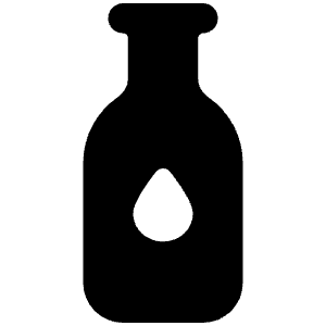 Bottle Droplet Icon from Font Awesome Solid Set