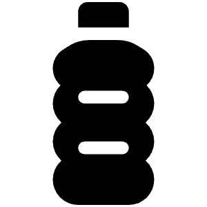 Bottle Water Icon from Font Awesome Solid Set