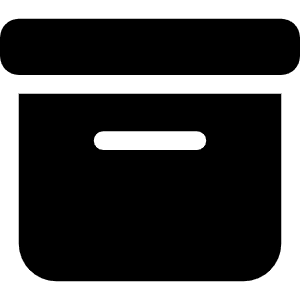 Box Archive Icon from Font Awesome Solid Set