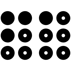 Braille Icon from Font Awesome Solid Set