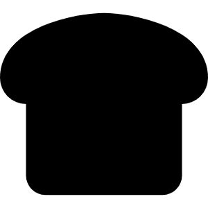 Bread Slice Icon from Font Awesome Solid Set