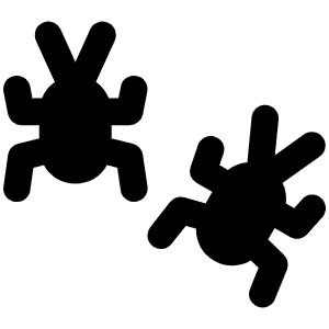 Bugs Icon from Font Awesome Solid Set