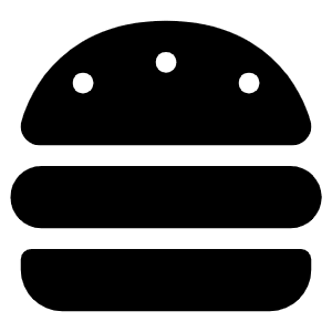 Burger Icon from Font Awesome Solid Set