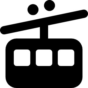 Cable Car Icon from Font Awesome Solid Set