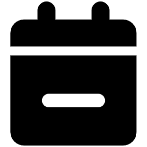 Calendar Minus Icon from Font Awesome Solid Set