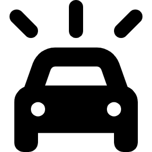 Car On Icon from Font Awesome Solid Set
