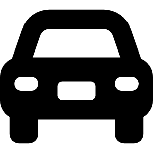 Car Rear Icon from Font Awesome Solid Set