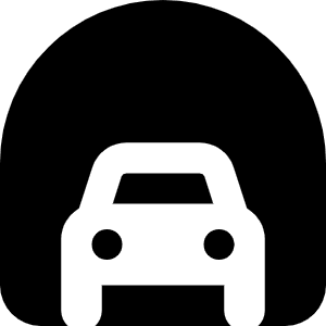 Car Tunnel Icon from Font Awesome Solid Set