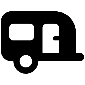 Caravan Icon from Font Awesome Solid Set