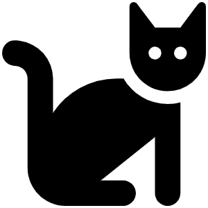 Cat Icon from Font Awesome Solid Set