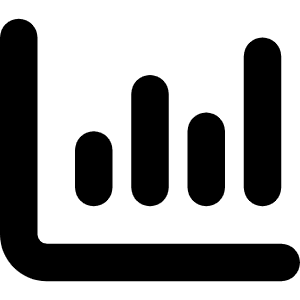 Chart Column Icon from Font Awesome Solid Set
