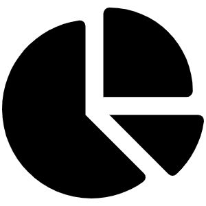 Chart Pie Icon from Font Awesome Solid Set