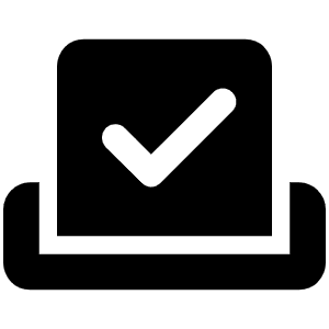 Check To Slot Icon from Font Awesome Solid Set