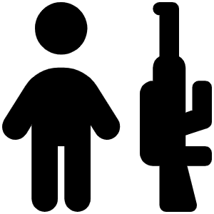 Child Combatant Icon from Font Awesome Solid Set