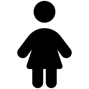 Child Dress Icon from Font Awesome Solid Set