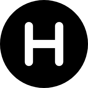 Circle H Icon from Font Awesome Solid Set