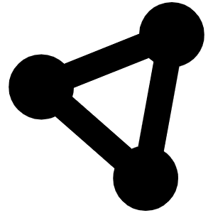 Circle Nodes Icon from Font Awesome Solid Set