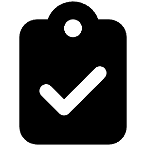 Clipboard Check Icon from Font Awesome Solid Set
