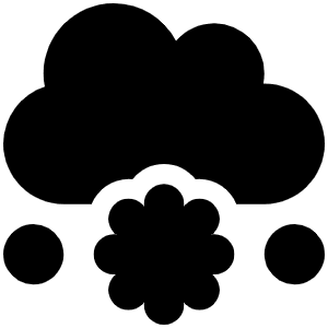 Cloud Meatball Icon from Font Awesome Solid Set