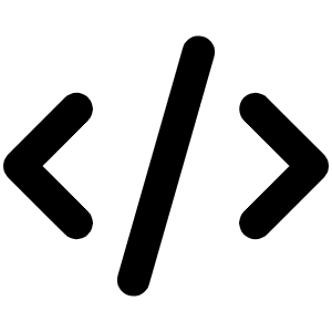 Code Icon from Font Awesome Solid Set