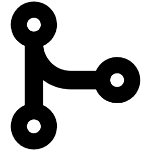 Code Merge Icon from Font Awesome Solid Set