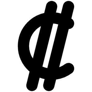 Colon Sign Icon from Font Awesome Solid Set