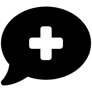 Comment Medical Icon from Font Awesome Solid Set
