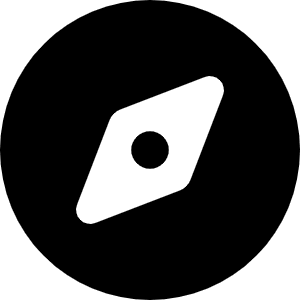 Compass Icon from Font Awesome Solid Set