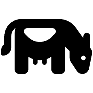 Cow Icon from Font Awesome Solid Set