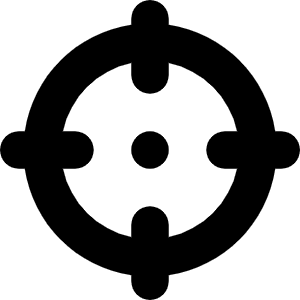Crosshairs Icon from Font Awesome Solid Set