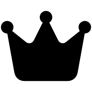 Crown Icon from Font Awesome Solid Set | Free Download as SVG Vector and Transparent PNG | Streamline icons