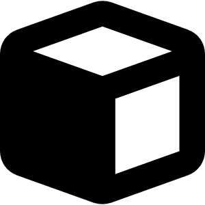 Cube Icon from Font Awesome Solid Set