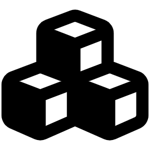 Cubes Icon from Font Awesome Solid Set