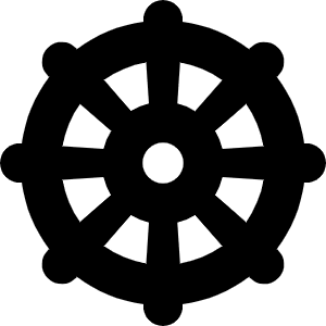 Dharmachakra Icon from Font Awesome Solid Set