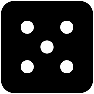 Dice Five Icon from Font Awesome Solid Set