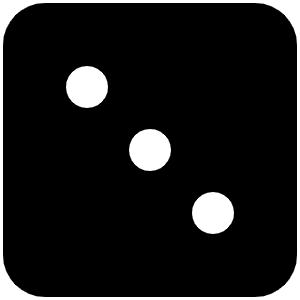 Dice Three Icon from Font Awesome Solid Set