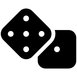 Dice Icon from Font Awesome Solid Set