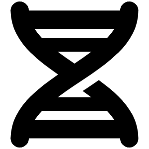 Dna Icon from Font Awesome Solid Set