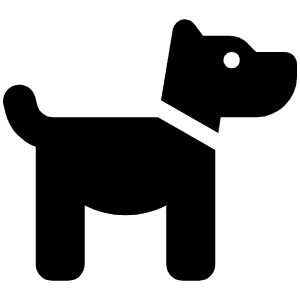 Dog Icon from Font Awesome Solid Set