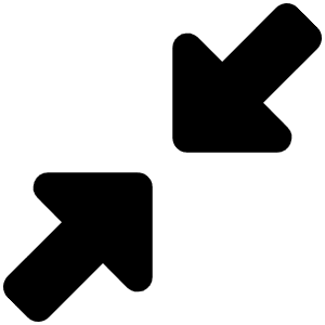 Down Left And Up Right To Center Icon from Font Awesome Solid Set