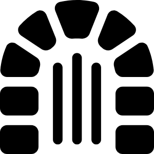 Dungeon Icon from Font Awesome Solid Set