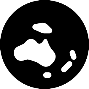 Earth Oceania Icon from Font Awesome Solid Set