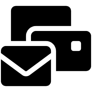 Envelopes Bulk Icon from Font Awesome Solid Set
