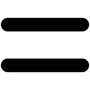 Equals Icon from Font Awesome Solid Set