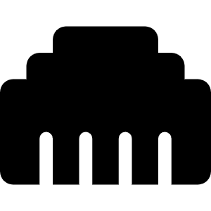Ethernet Icon from Font Awesome Solid Set