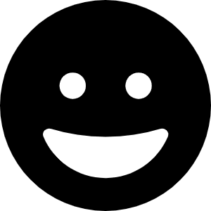 Face Grin Icon from Font Awesome Solid Set